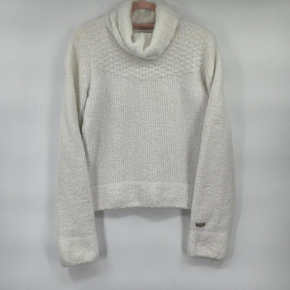 Columbia Women’s White Sherpa Fleece Turtleneck Sweater Size S